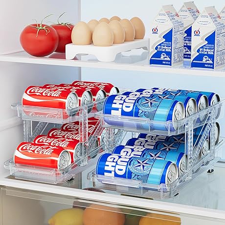 Skycarper Adjustable Soda Can Organizer: The Ultimate Space-Saving Solution for Your Kitchen