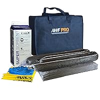 Vista 7 de AWF PRO Kit de derrames universal para camionero portátil, 32 piezas: perfecto para camiones, restaurantes, vehículos y hogares. Contiene súper