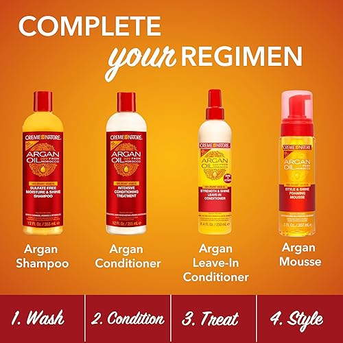 Miniatura 7 de Creme of Nature aceite de Argan, tratamiento 7 en 1, 4.23 onzas