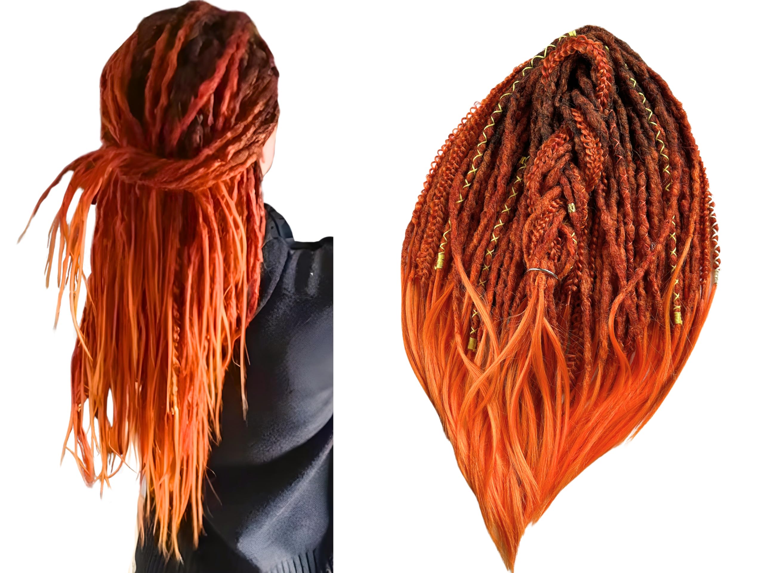 Amazon.com: Crochet Synthetic Dreadlocks Extensions Textured  display picture 1