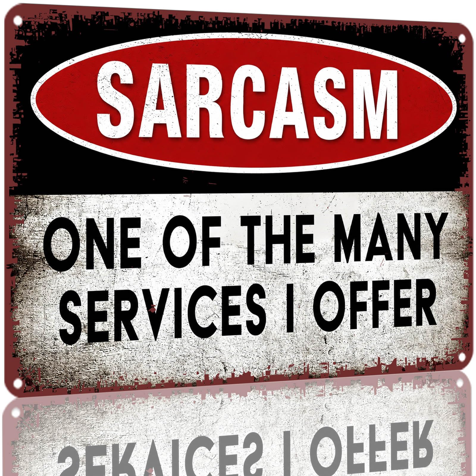 Kwqdozf As Pic 8X12 Inch Sarcasm Metal Tin Sign Vintage Wall Decor Aluminum Art Poster For