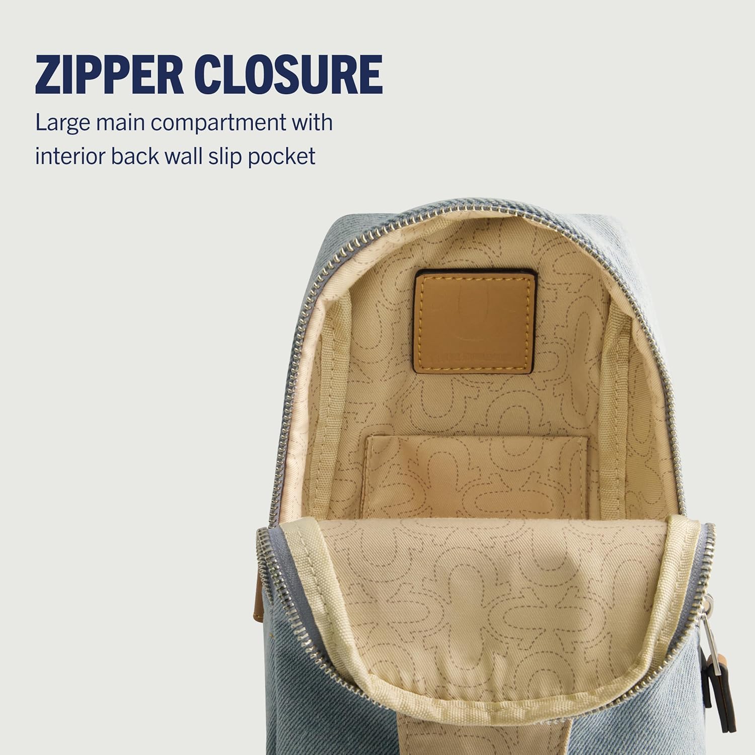 True Religion Women's Sling Bag, Small Travel Backpack with Adjustable Shoulder Crossbody Strap - Image 6