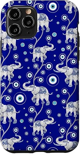 Miniatura 29 de Carcasa con dije de elefante de buena suerte para iPhone 16