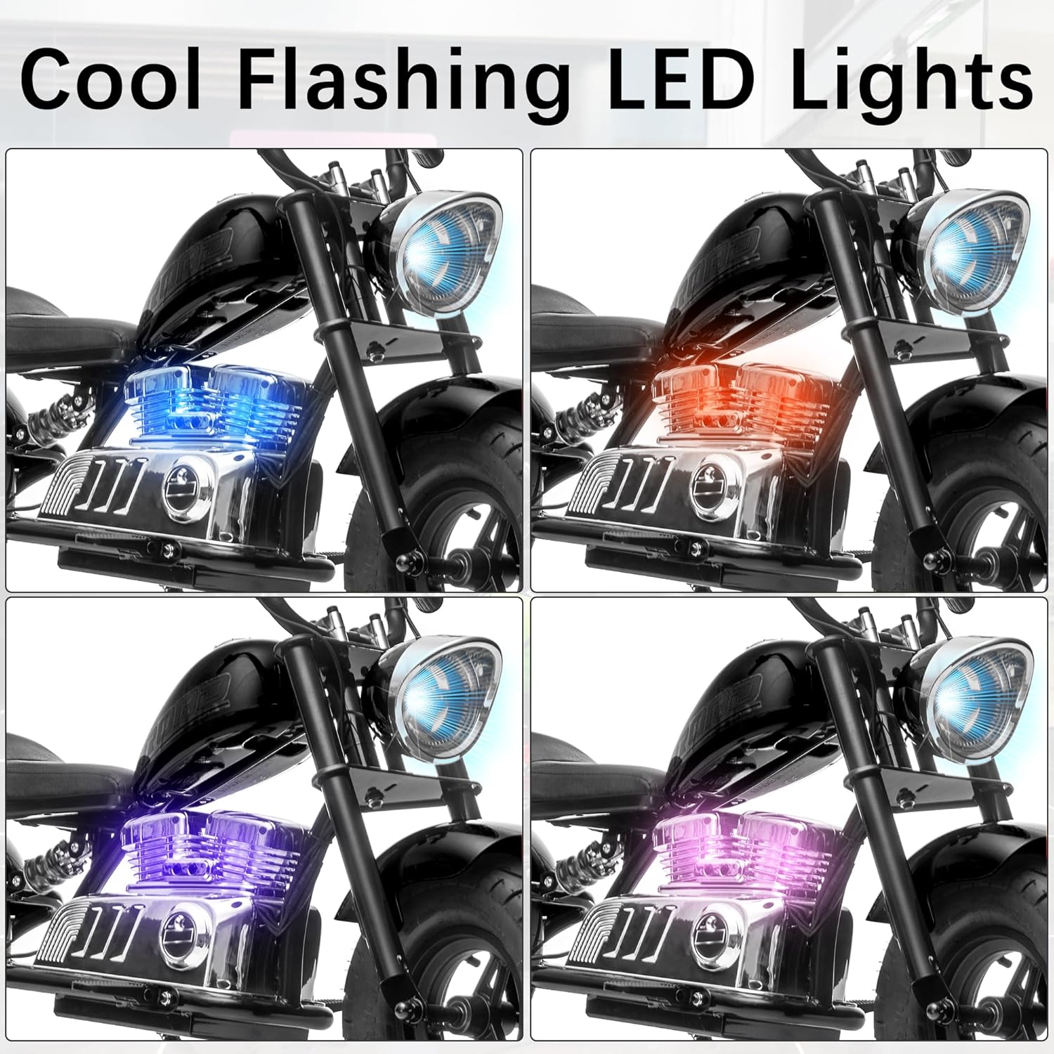 24V 250W Kids Electric Motorcycle, Electric Dirt Bike for Kid Up to 12.5 MPH,10 Miles Long-Range,176lbs Max,Disc Brake, Dual Suspensionat, Electric Motorbike for Kids 8-14, Black