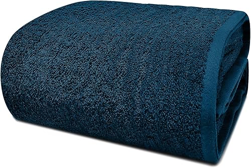 Vista 147 de DAN RIVER Paquete de 1 toalla de baño de 40 x 80 pulgadas, toallas de baño extragrandes de secado rápido para baño, toallas suaves y absorbentes