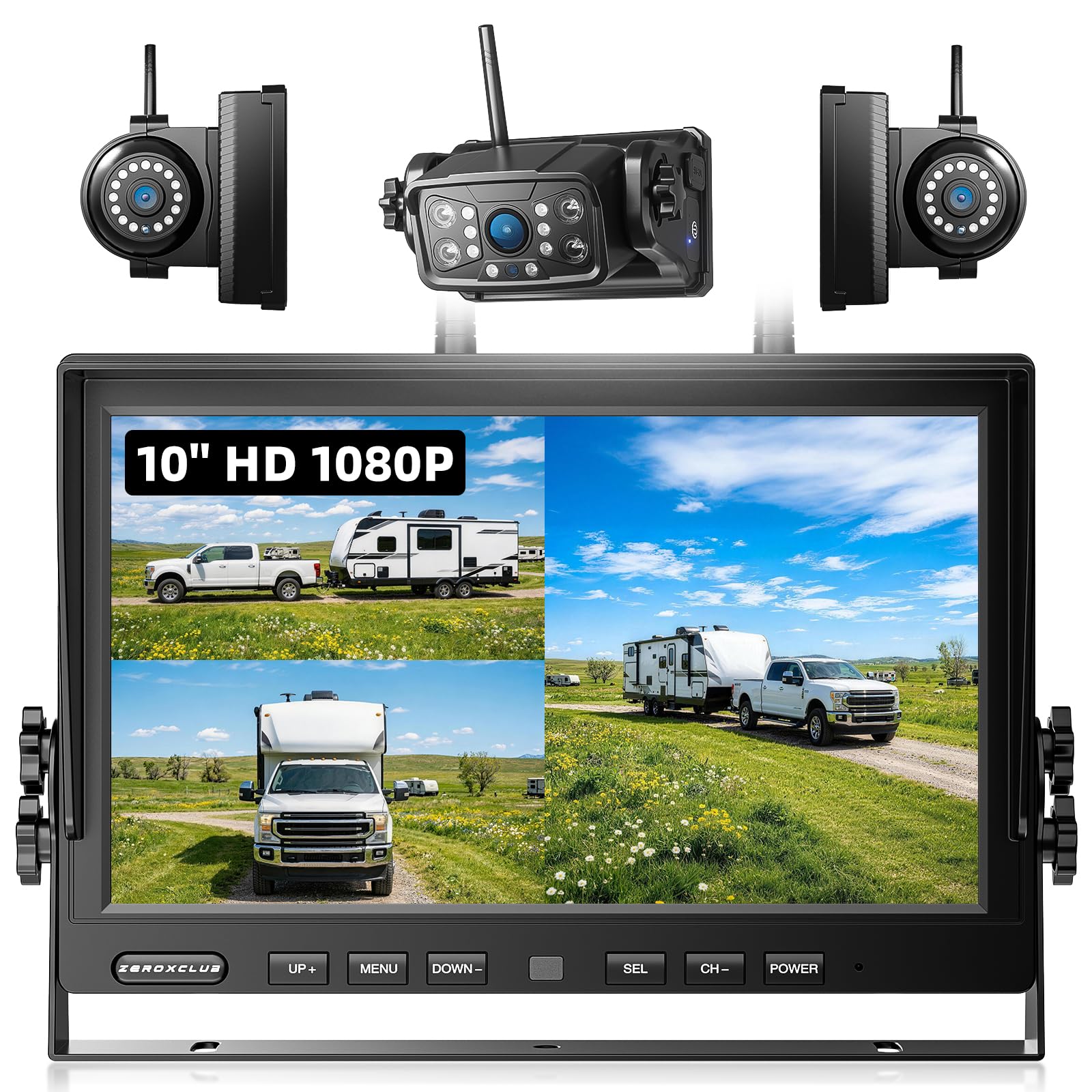 ZEROXCLUB Magnetic Wireless Backup Camera System