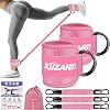 Bandas de Resistencia para Tobillos KUZARO con Puños, Bandas con Peso para Tobillos para Entrenar, Equipo de Ejercicio para Piernas y Glúteos de Mujer, Bandas de Ejercicio para Patadas, Entrenador de Glúteos y Trasero, Equipo de Fitness para Gimnasio en Casa 1