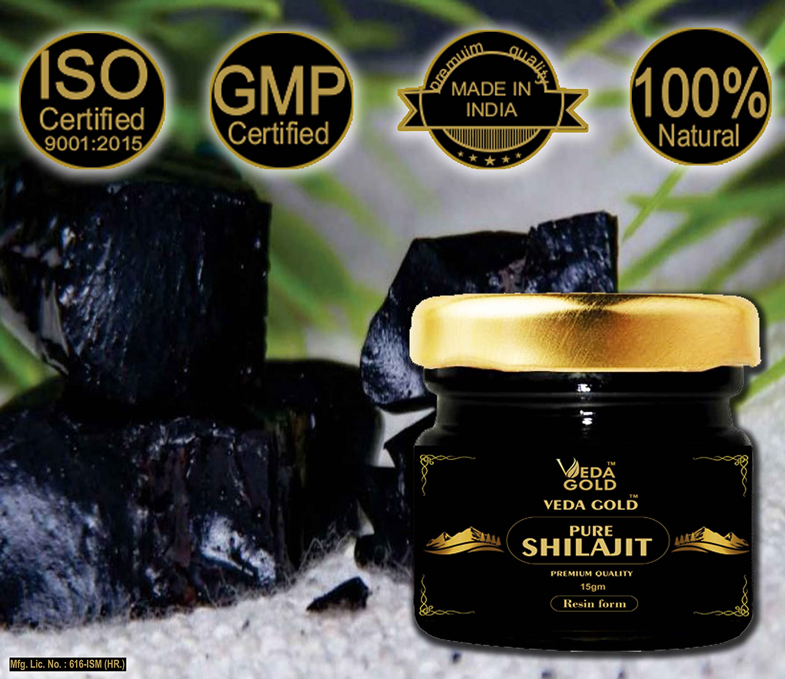 Buy VEDA GOLD Pure shilajit resin, shilajit resin pure, shilajit