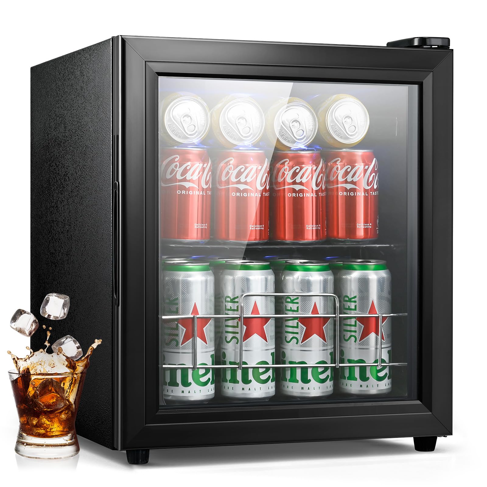 Anypro Beverage Refrigerator Cooler 1.6 Cu.Ft