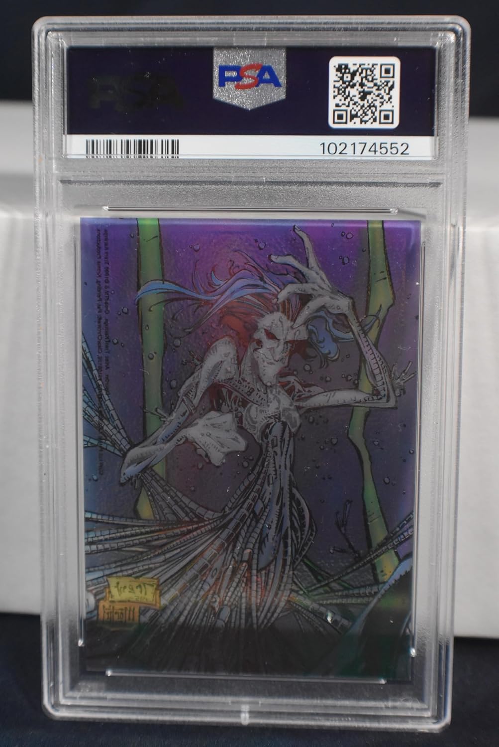 TRENT KANIUGA MATT MARTIN 1996 Krome Creed Chromium Clearchrome Mystery Card DISORDER PSA Graded Near Mint 7