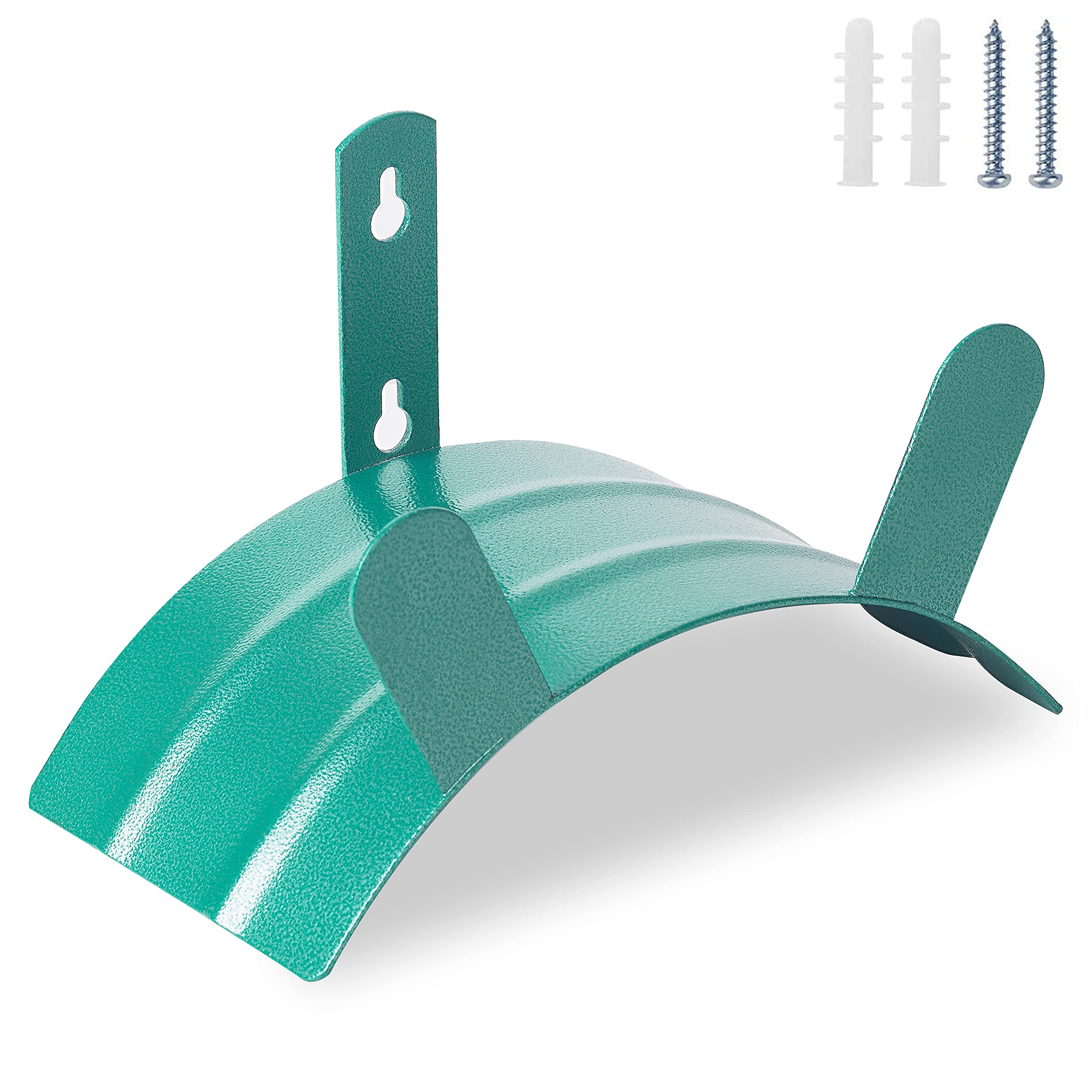 Deluxe Wall Mount Garden Hose Hanger Duty Metal Hose Holder Easily Holds 125 3/4’’ Hose