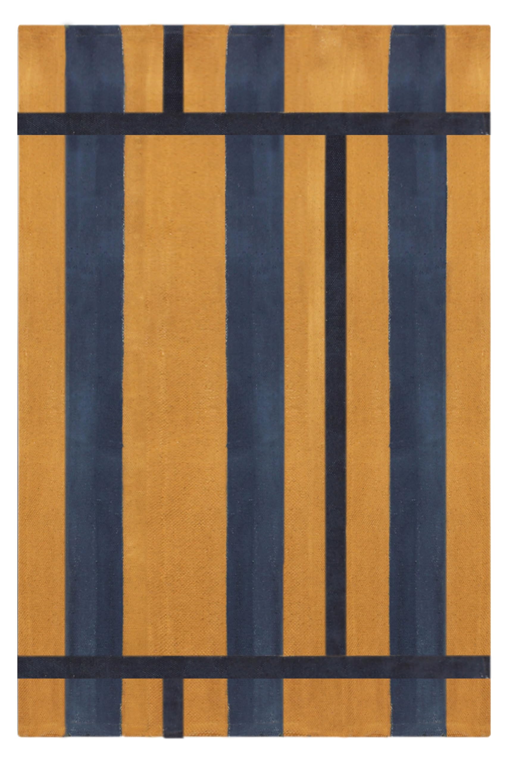 Tapis Kilim en coton de 122 x 213 cm pour chambre et salle à manger