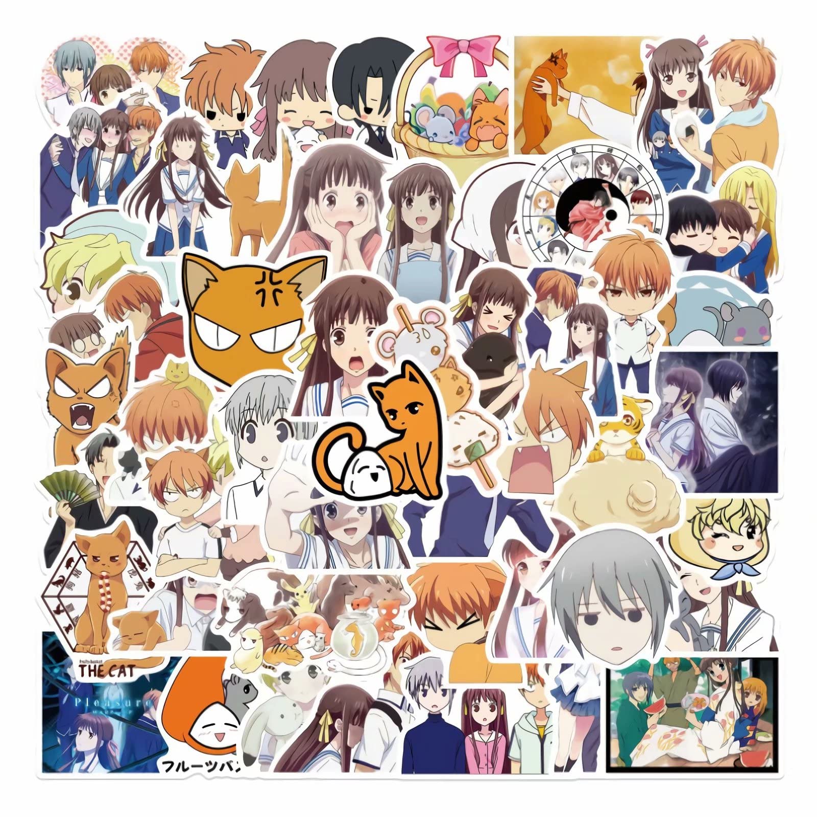 Amazon.co.jp: 50枚フルーツバスケット漫画防水ステッカースーツケース