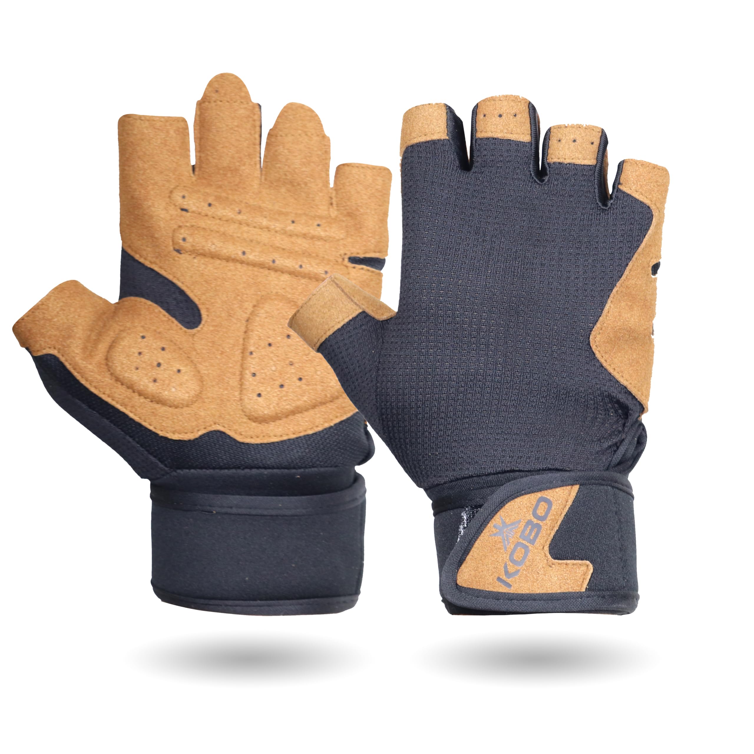 Kobo WTG-69 Weight Lifting Gym Gloves Hand Protector for Fitness Training with Wrist Support (XL) (B0CKXLQQQG) Amazon Price History, Amazon Price Tracker