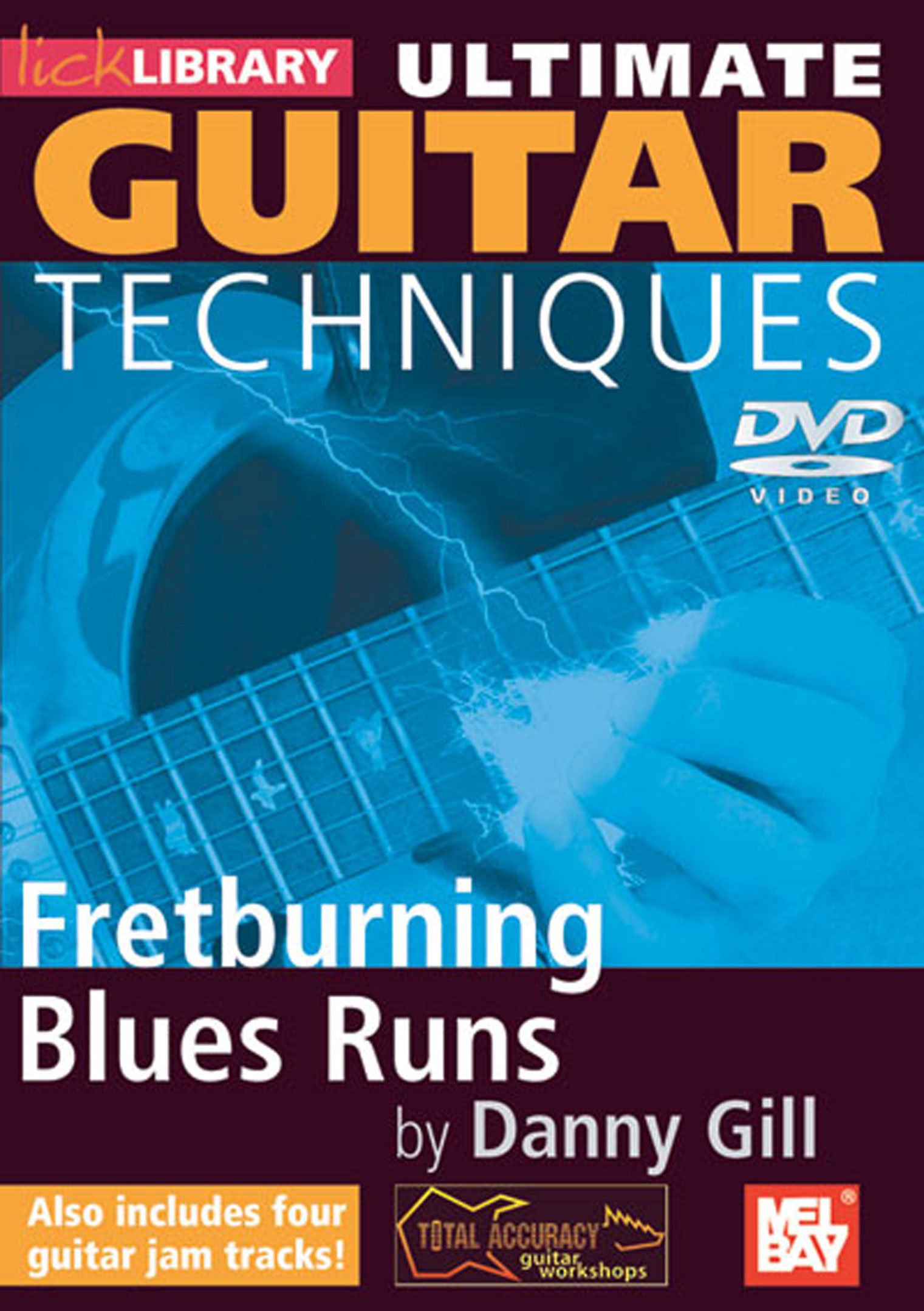 DVD/CD/Multimedia: E - F - Roadrock International Ultimate Guitar Techniques - Fretburning Blues Runs DVD