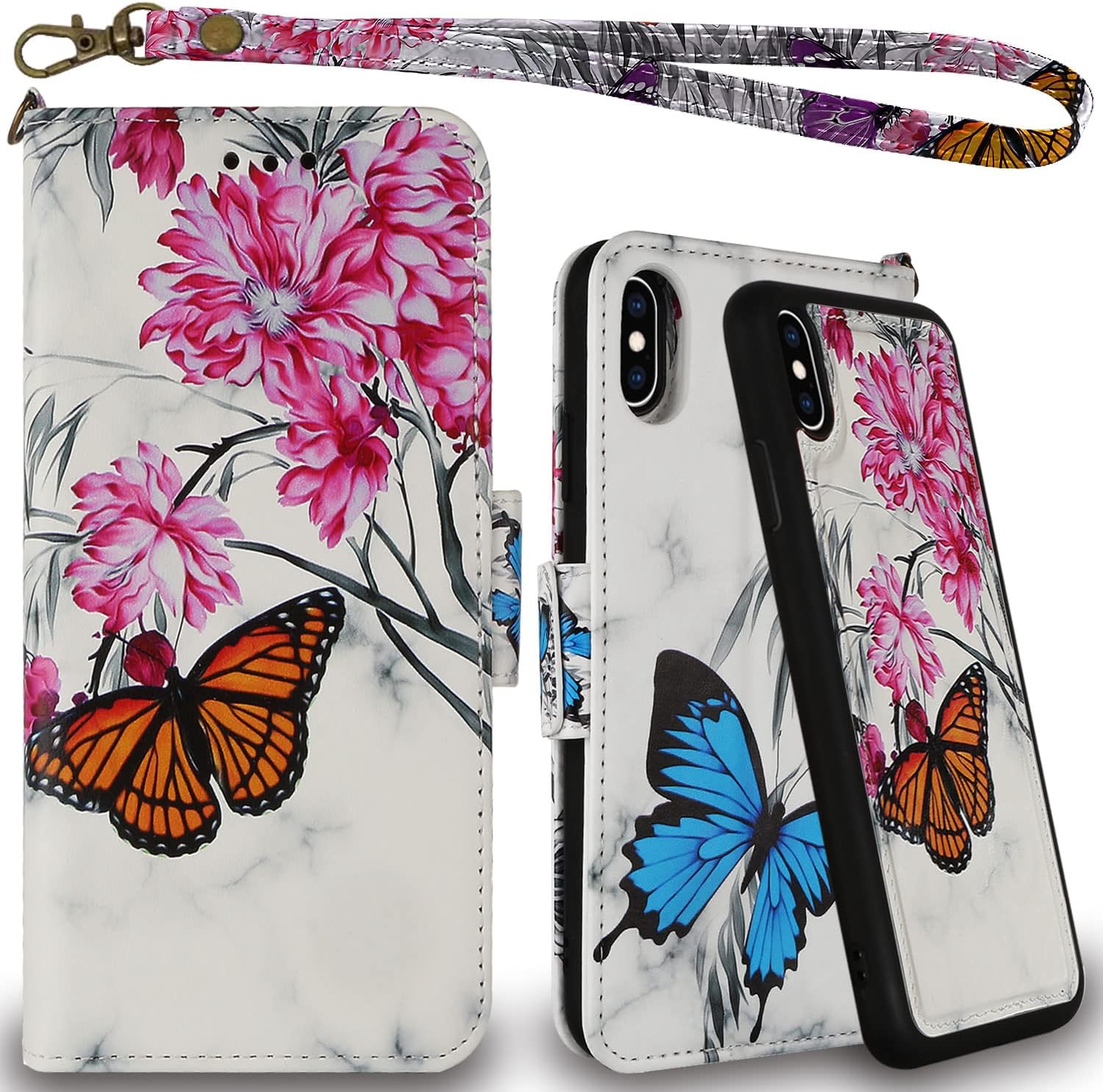 iPhone X Xs Detachable Leather Wallet Phone Case Kuwait Ubuy - Main Image