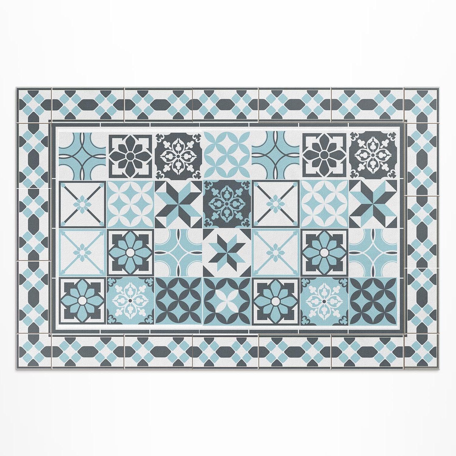 Tapis d'extérieur imperméable et résistant à la décoloration en PVC 120x180