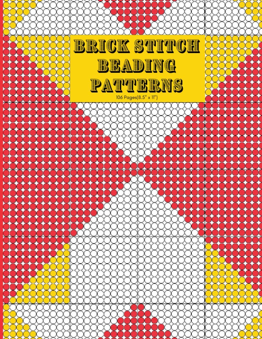 Brick Stitch Beading Patterns: Brick Stitch Graph Paper - Grid Paper for Designing Bead Patterns