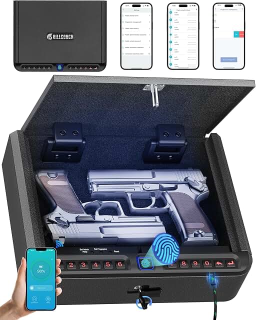 Billconch biometric handgun safe image