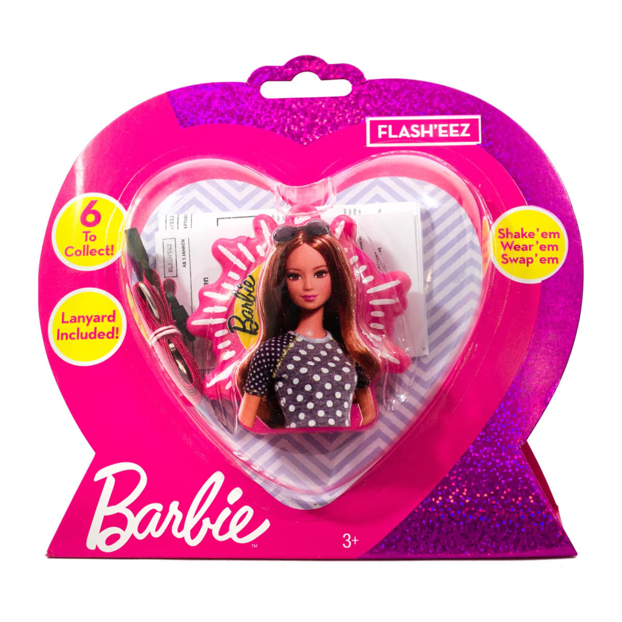 梔子 ✸【énoi】Barbie Flash 10個セット(限定BOX) Barbie Flash'Eez Light-Up Character Toy Accessory with Lanyard