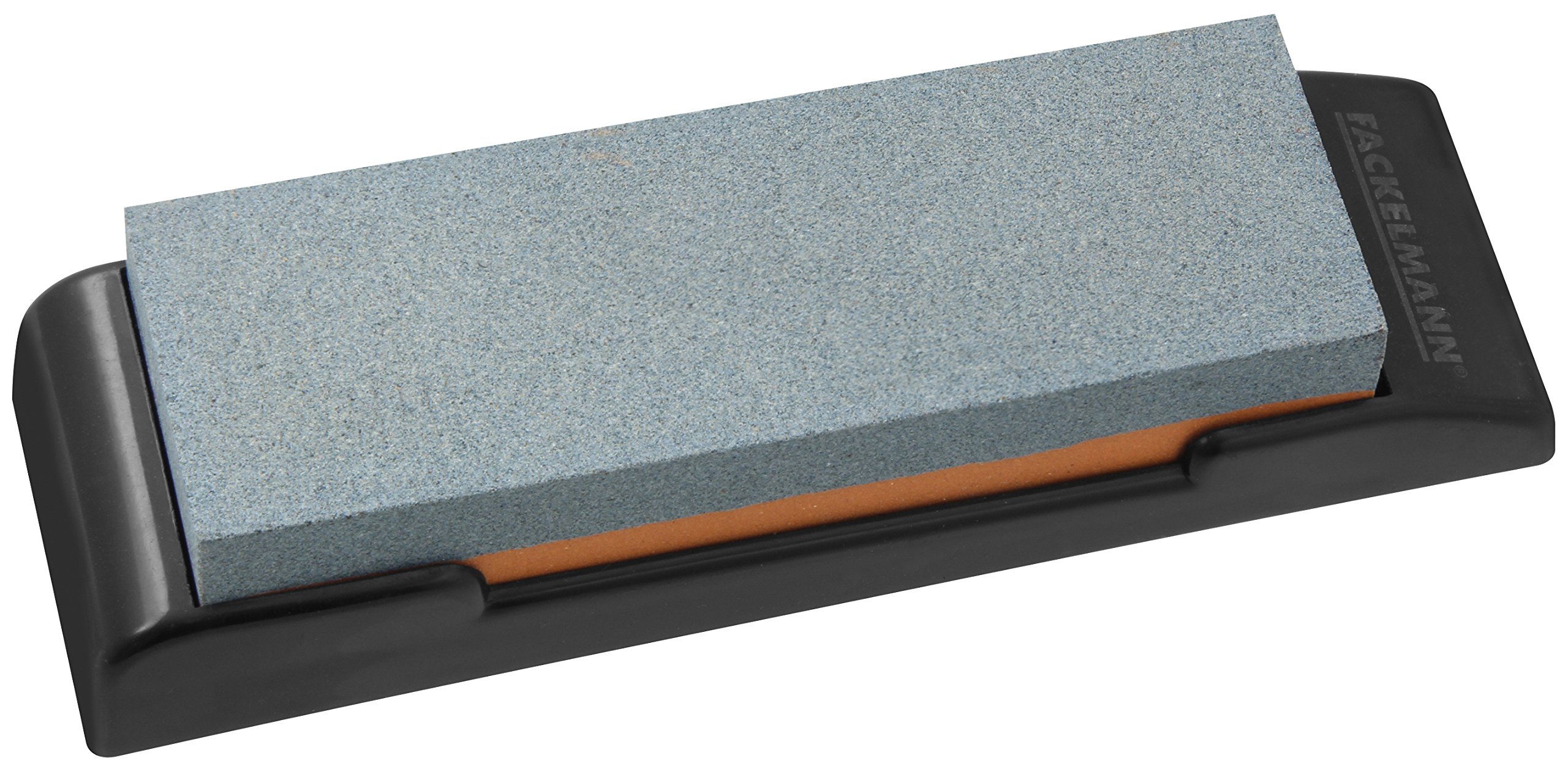 Nirosta Whetstone 19,8x6cm, Stainless Steel, Grey/Black/Red, 19.8 x 8.43 x 3.81 cm