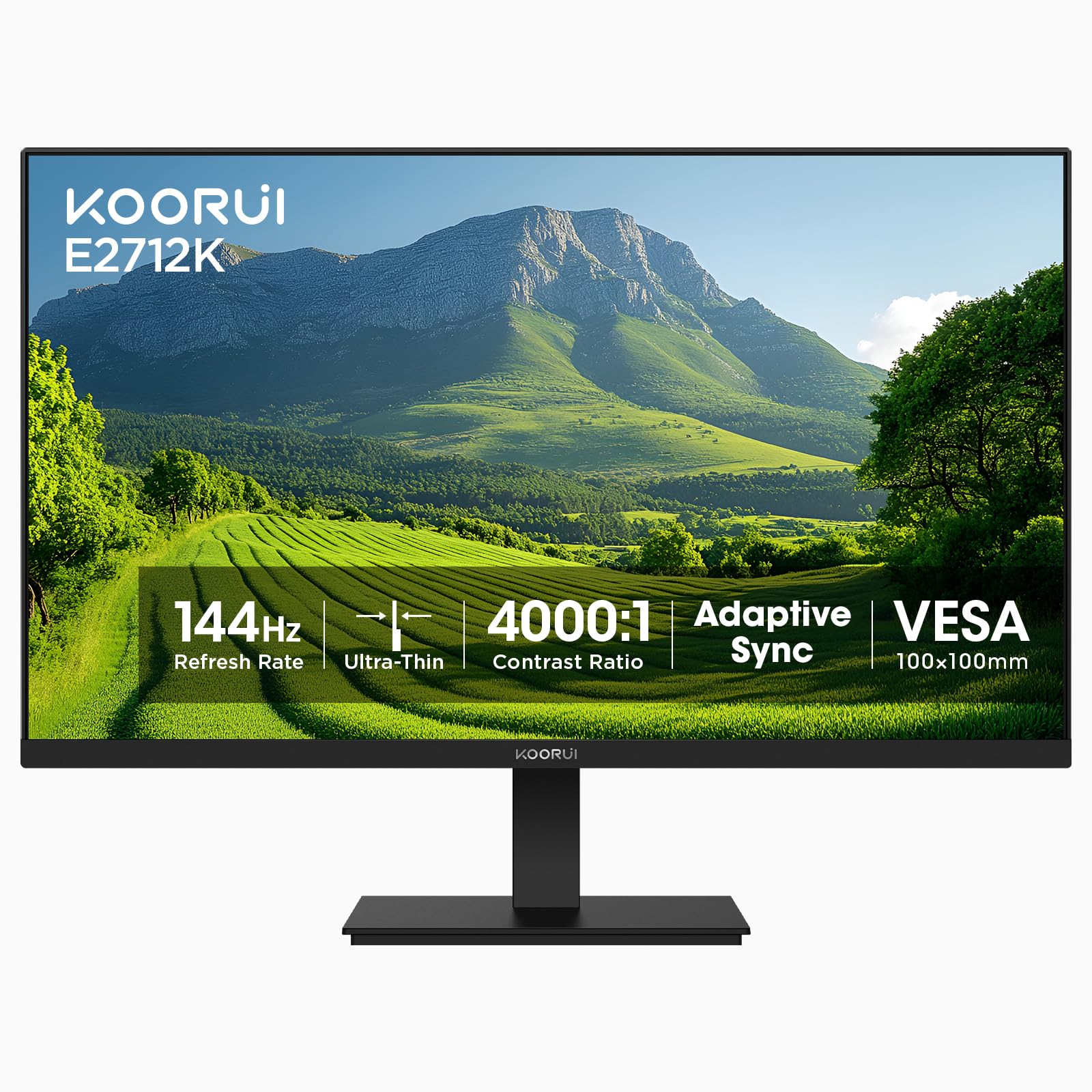 Amazon.com: KOORUI 27 Inch Gaming Office Monitor 144Hz VA Display