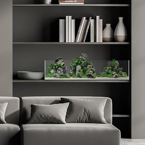 Miniatura 22 de Ultum Nature Systems - Acuario sin marcos ultratransparente, cristal con poco hierro, bordes con corte a inglete a 45º, grosor de 13/64 a 15/32