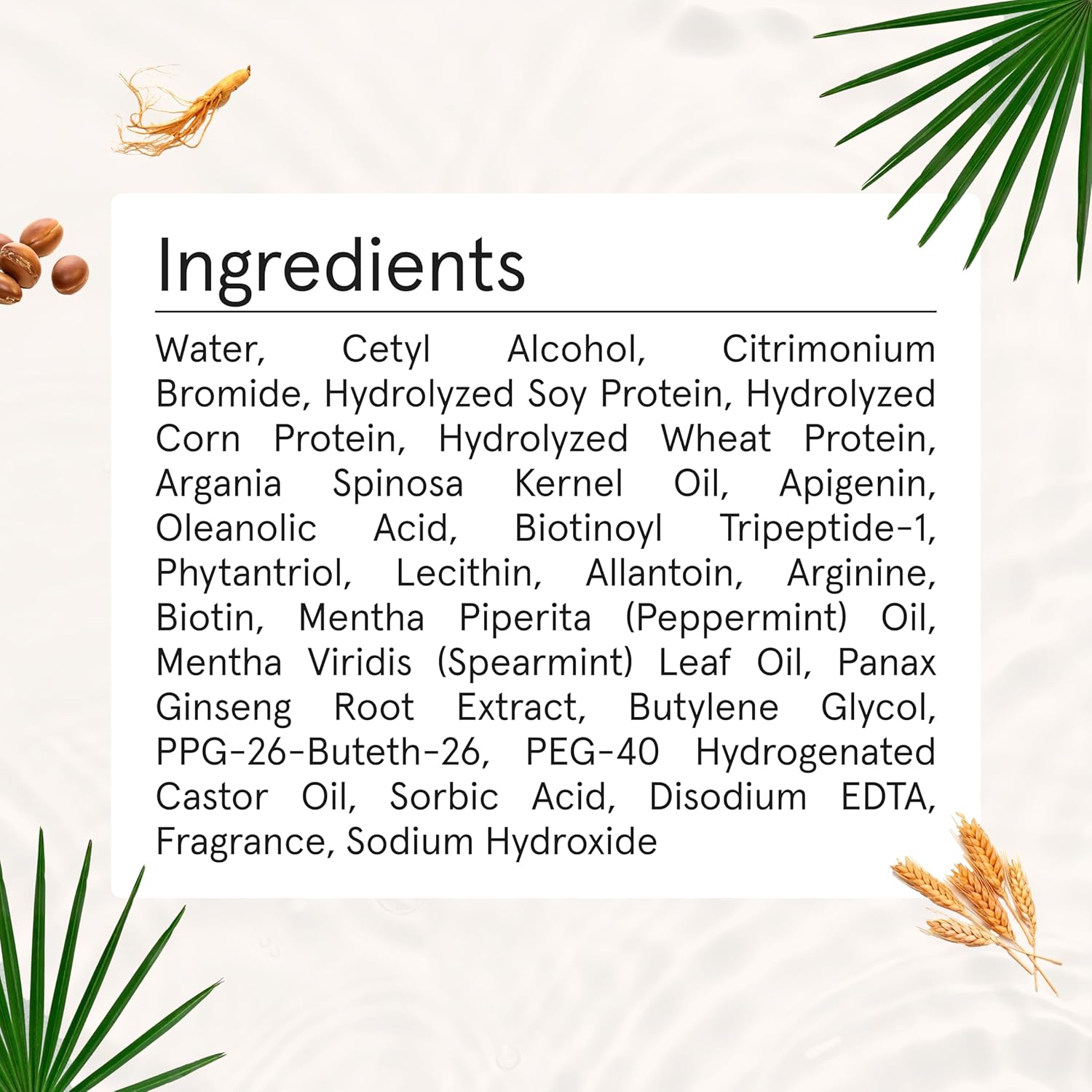 iRESTORE Biotin Hair Conditioner for Damaged Dry Hair - Good for Fine Hair Growth, Volumizing Thickening Conditioner with Ginseng & Argan Oil to Moisturize, Pair With Hair Loss Shampoo - Image 7