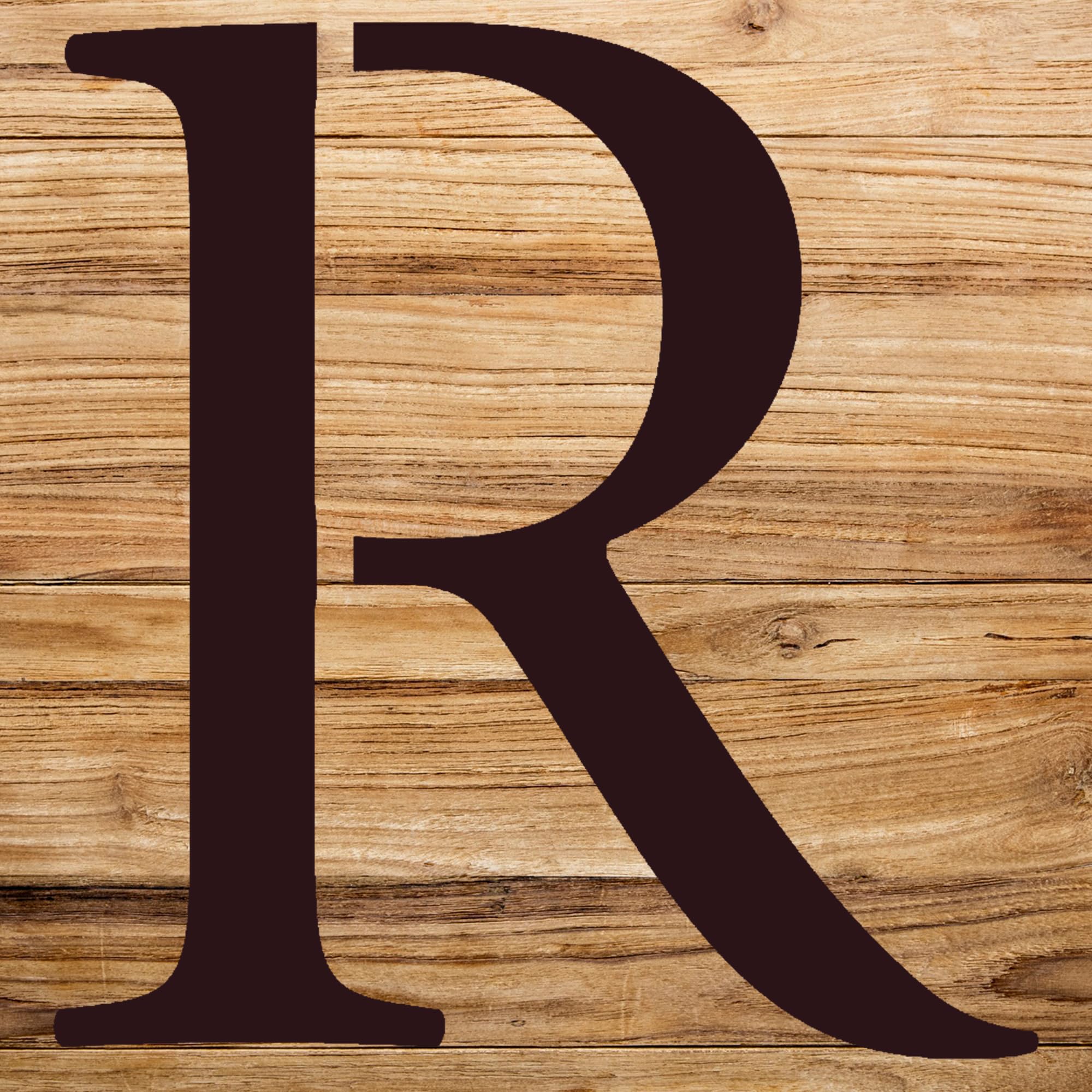 Classic Monogram Stencil for Home Decor and DIY Projects, Versatile Letter and Alphabet Design for Walls, Wood, and Crafts - Size A2 (23.4