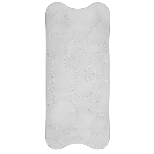 Ubbi Tapete de baño antideslizante para bebé potentes ventosas esencial para la hora de la bañera del bebé color gris