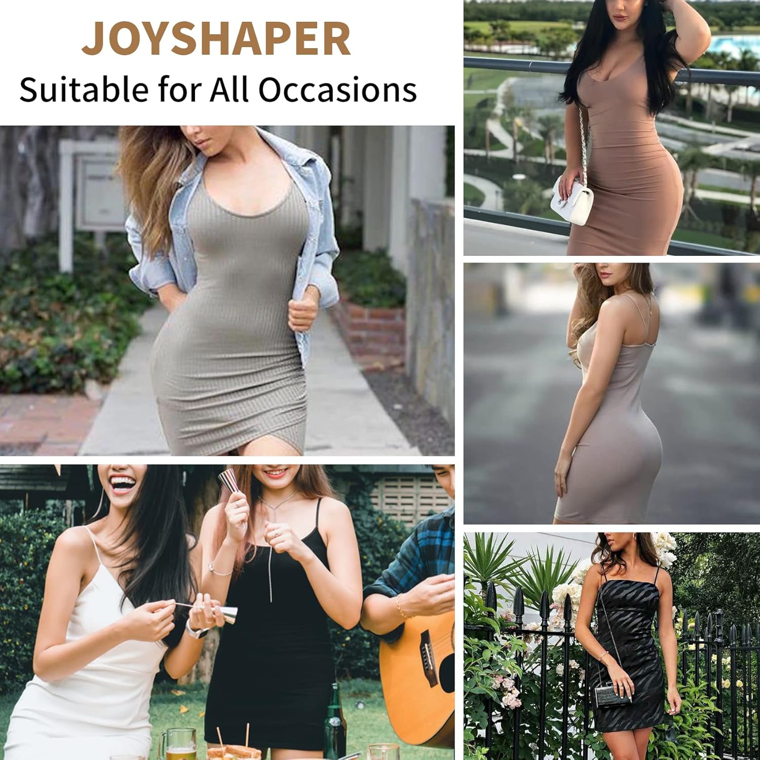 JOYSHAPER Strapless Shapewear Slip for Under Dresses Tummy Control Womems Full Slip Body Shaper Seamless - Image 5