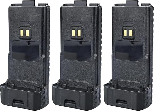 3-Pack 6xAA Battery Case for Baofeng UV-5RH UV-5RM Plus BF-K5 Plus