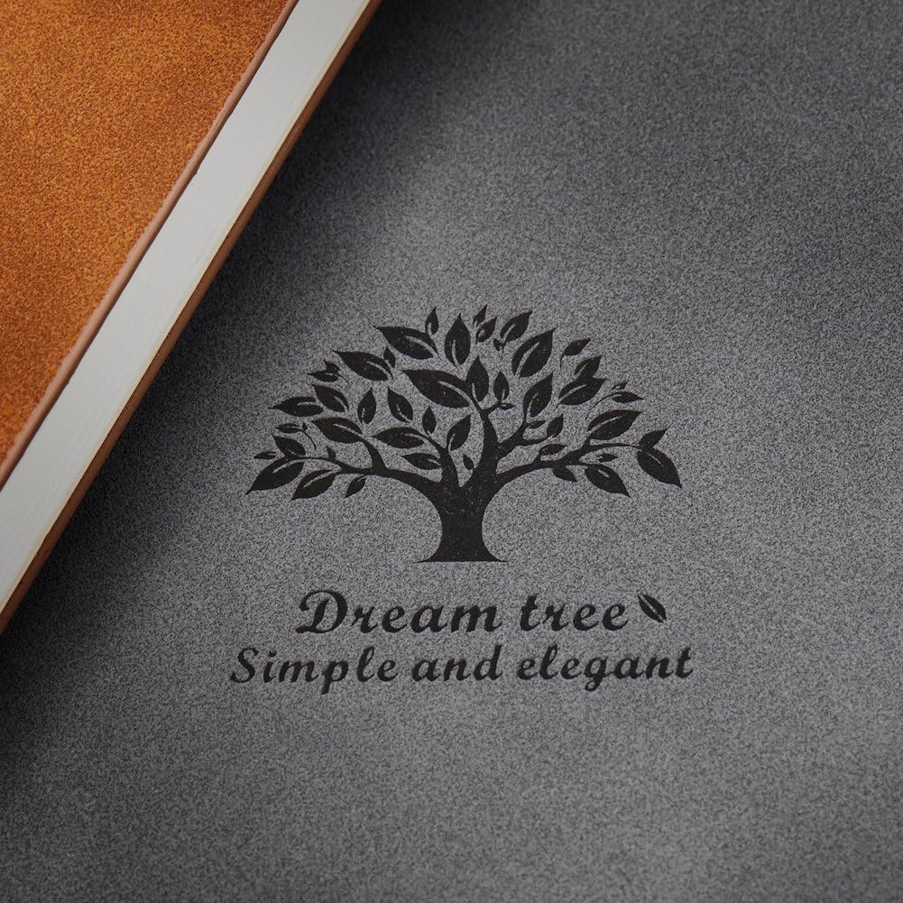 Ruled Notebook/Journal with Premium Thick Paper - Lemome Soft Suade Cover Writing Notebook - A5 (5.7 x 8.25) (Classic Notebook)