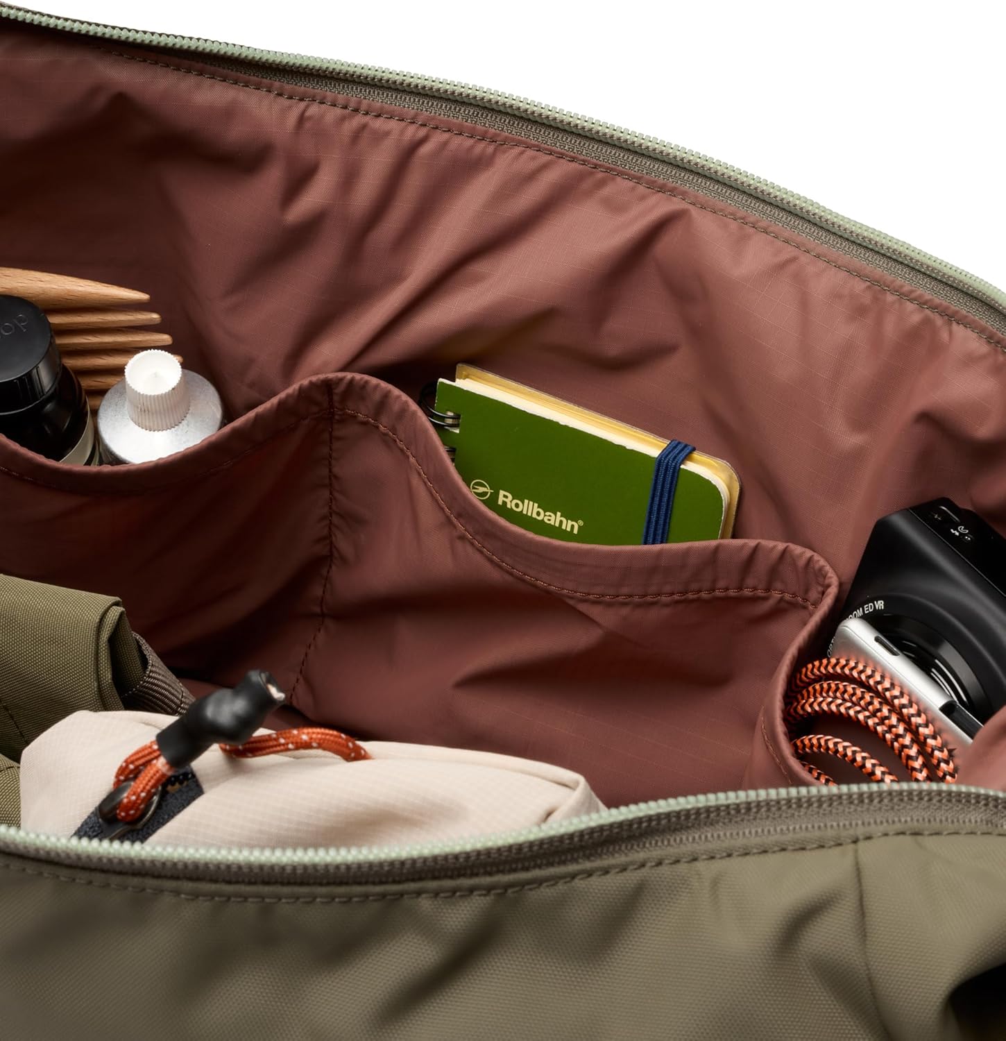 Bellroy Laneway Crescent Bag (12 liter streamlined, crescent crossbody with internal and external pockets, adjustable strap and surprising storage) - SeaKelp - Image 4