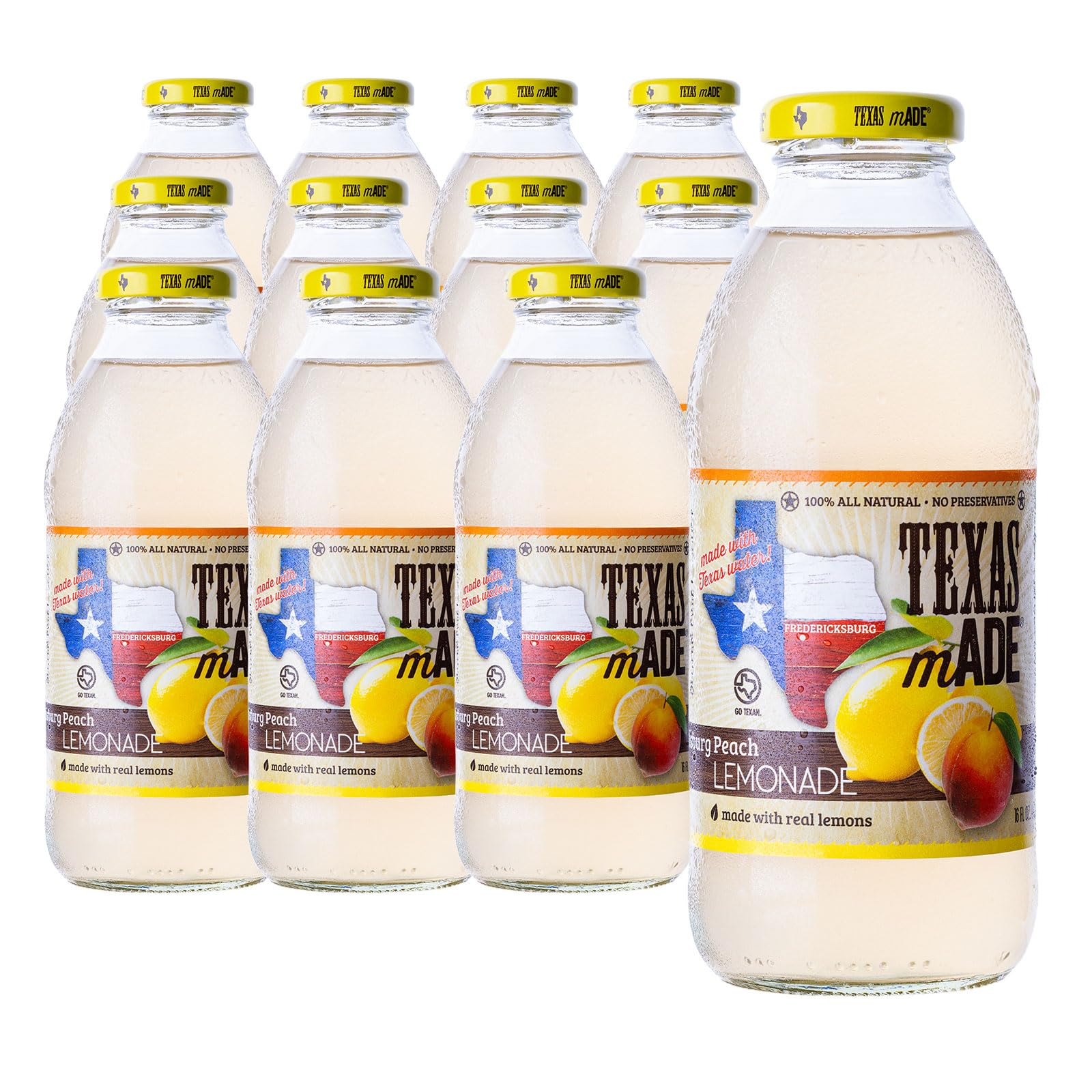 Amazon.com : Texas mADE Fredericksburg Peach Lemonade, Lemonade