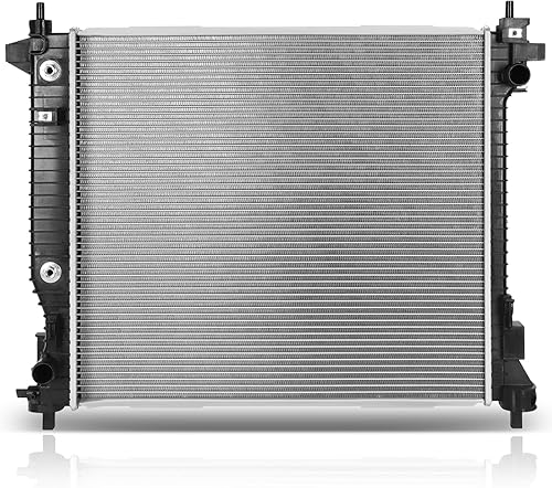 SCITOO 13241 Radiador apto para Cadillac 2010-2011 para Cadillac para SRX 2.8L 2010-2011 para Cadillac para SRX 3.0L 2014-2016 para Cadillac para