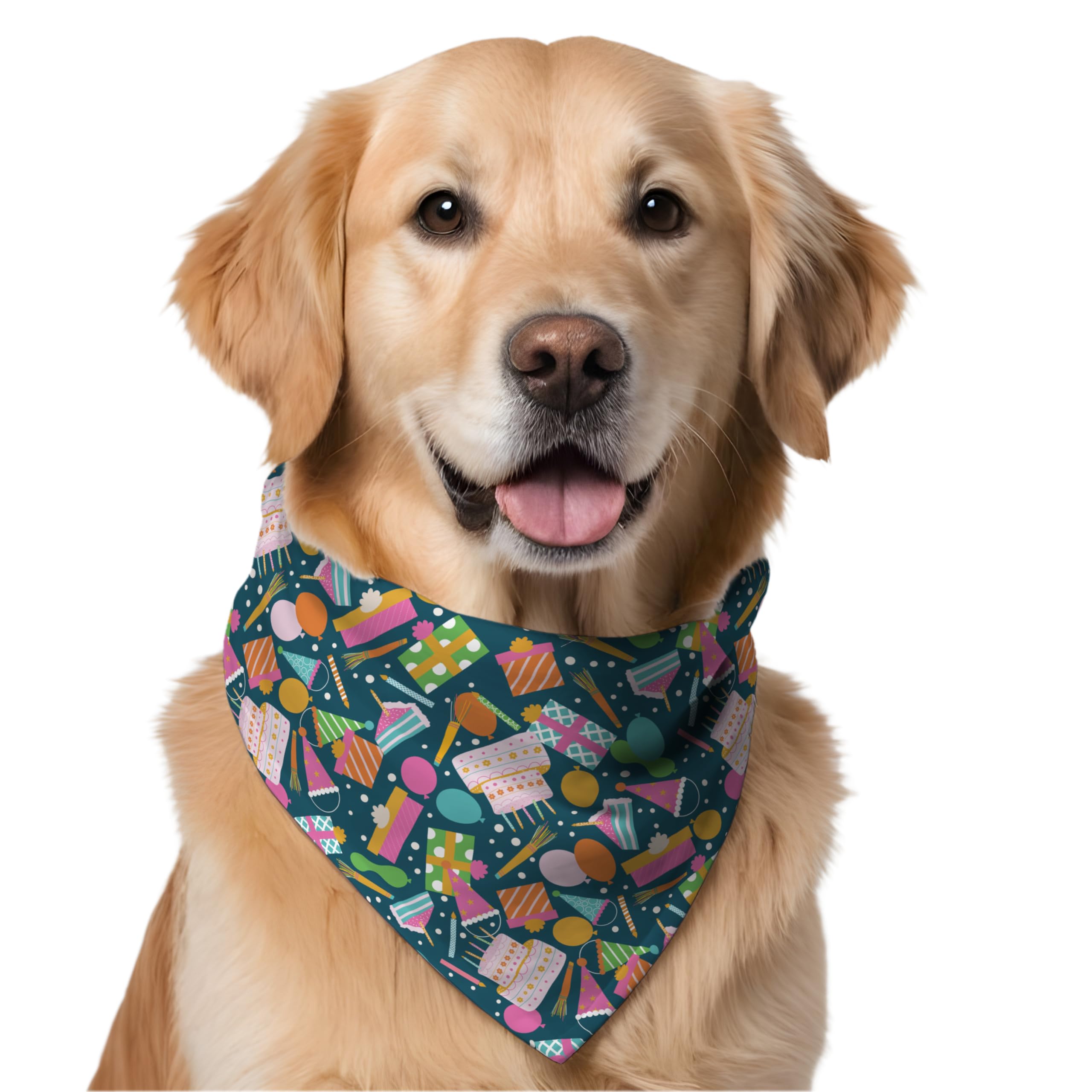 W Brings Gorgeous Birthday Celebration Dog Bandana | This Stunning Gorgeous Design Dog Bandana Scarf is Perfect Styling Accessory for Dogs One Size Fits All. (B0CT5PWDS7) Amazon Price History, Amazon Price Tracker