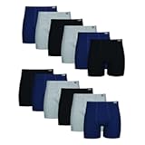 Boxer Briefs Pack&comma; Moisture-Wicking Underwear for Men&comma; Cool & Breathable Cotton
