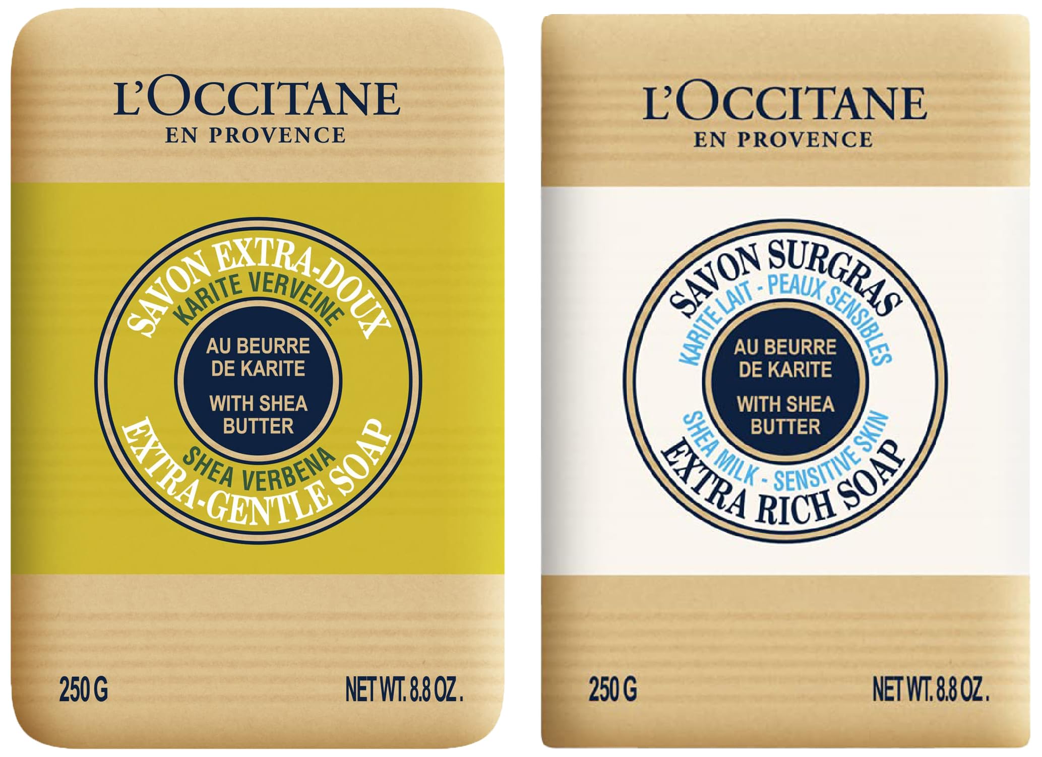 L'Occitane Shea Butter Extra Gentle Soap - Verbena & L'Occitane Shea Butter Extra Gentle Soap - Milk Combo-picture-35