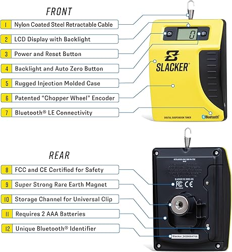 Miniatura 2 de Motool Sintonizador de suspensión digital Slacker 3080-103 V4 con Bluetooth. Funciona en motocicletas de calle, todoterreno y aventura.