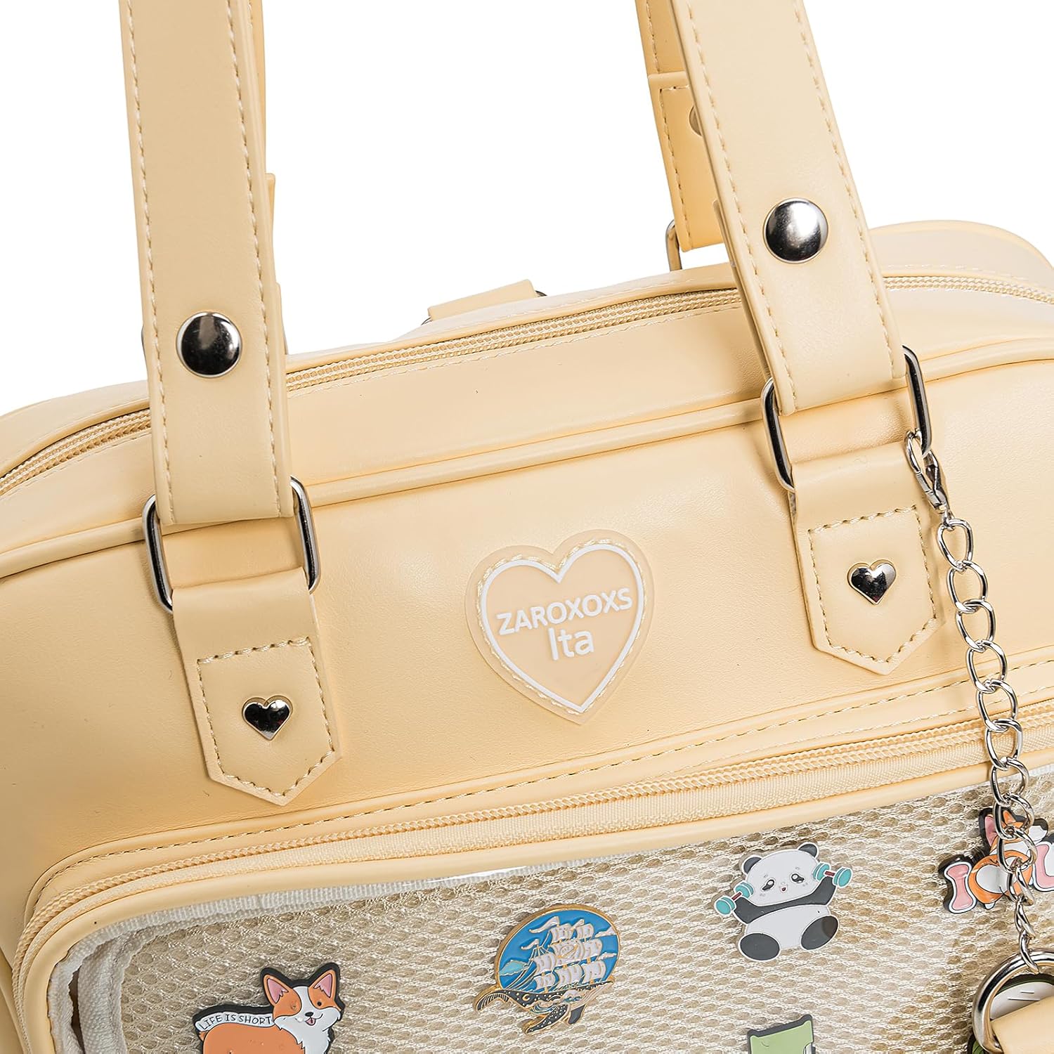 Ita Bag Crossbody Handbags Kawaii Shoulder Purse Square Backpack with Insert Anime Pins Display - Image 2