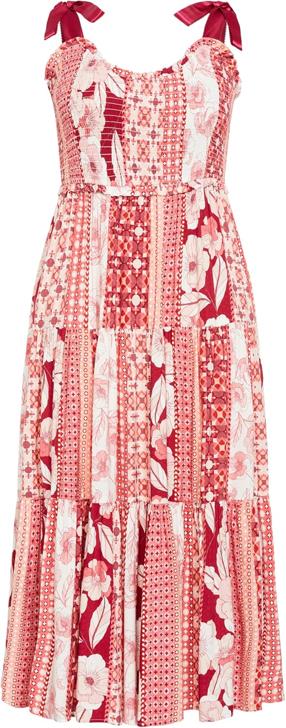 City Chic Women's Plus Size Cosmopolitan Print Maxi Dress - Image 5