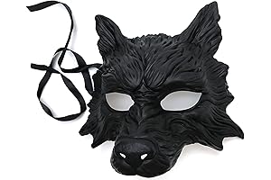 Wolf Eye Mask Black Wolf Mask Animal White Wolves Mask