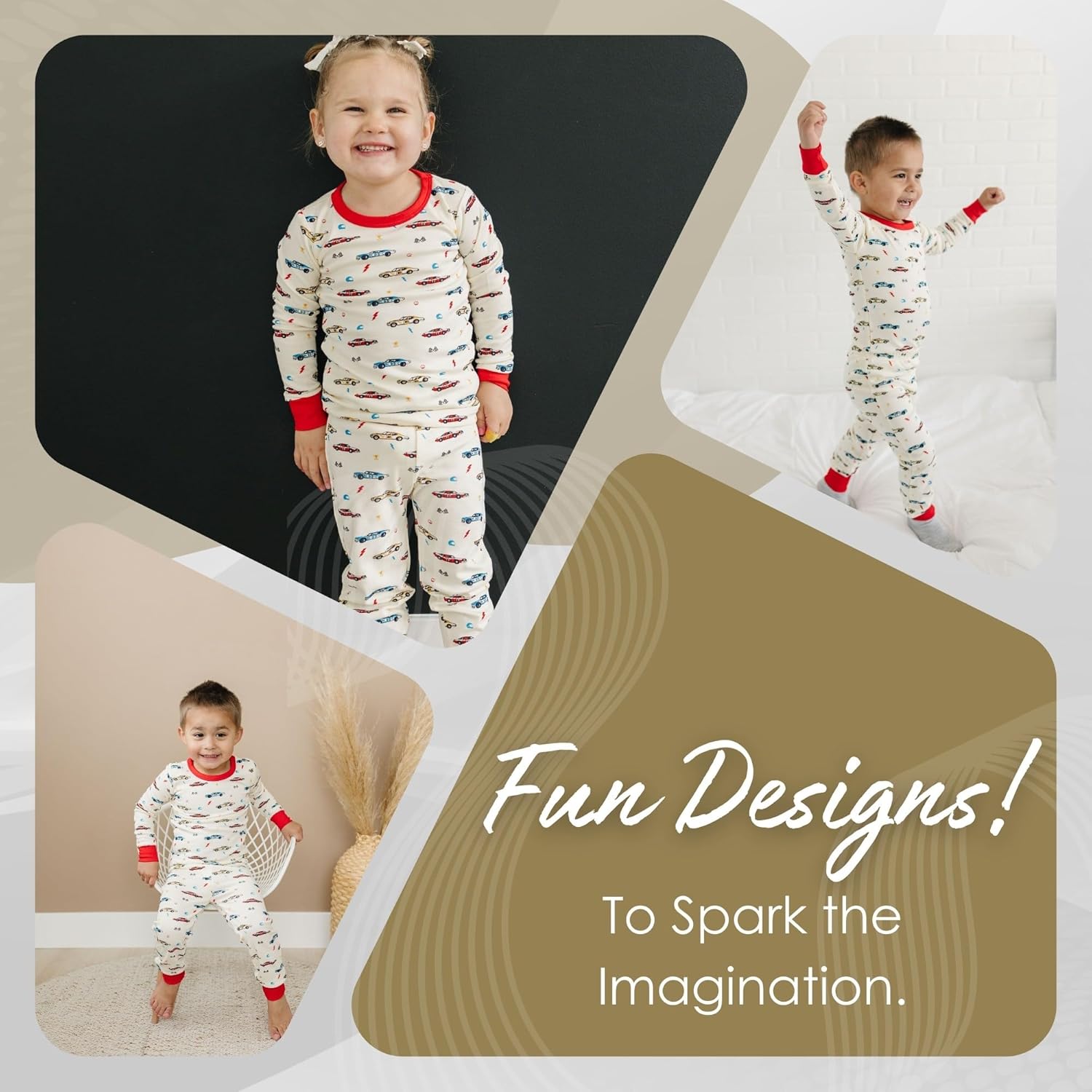 Viscose Baby Pajamas 2-Piece Pajamas for Kids Ultra Soft Comfy Moisture-Wicking, Gentle on Sensitive Skin - Image 2