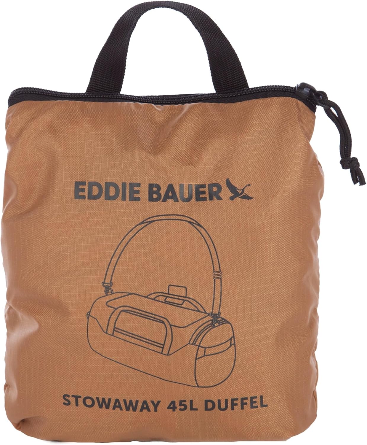 Eddie Bauer Stowaway Packable Duffel Bag | Travel | Foldable | Lightweight | Durable | Ripstop Polyester - Image 4