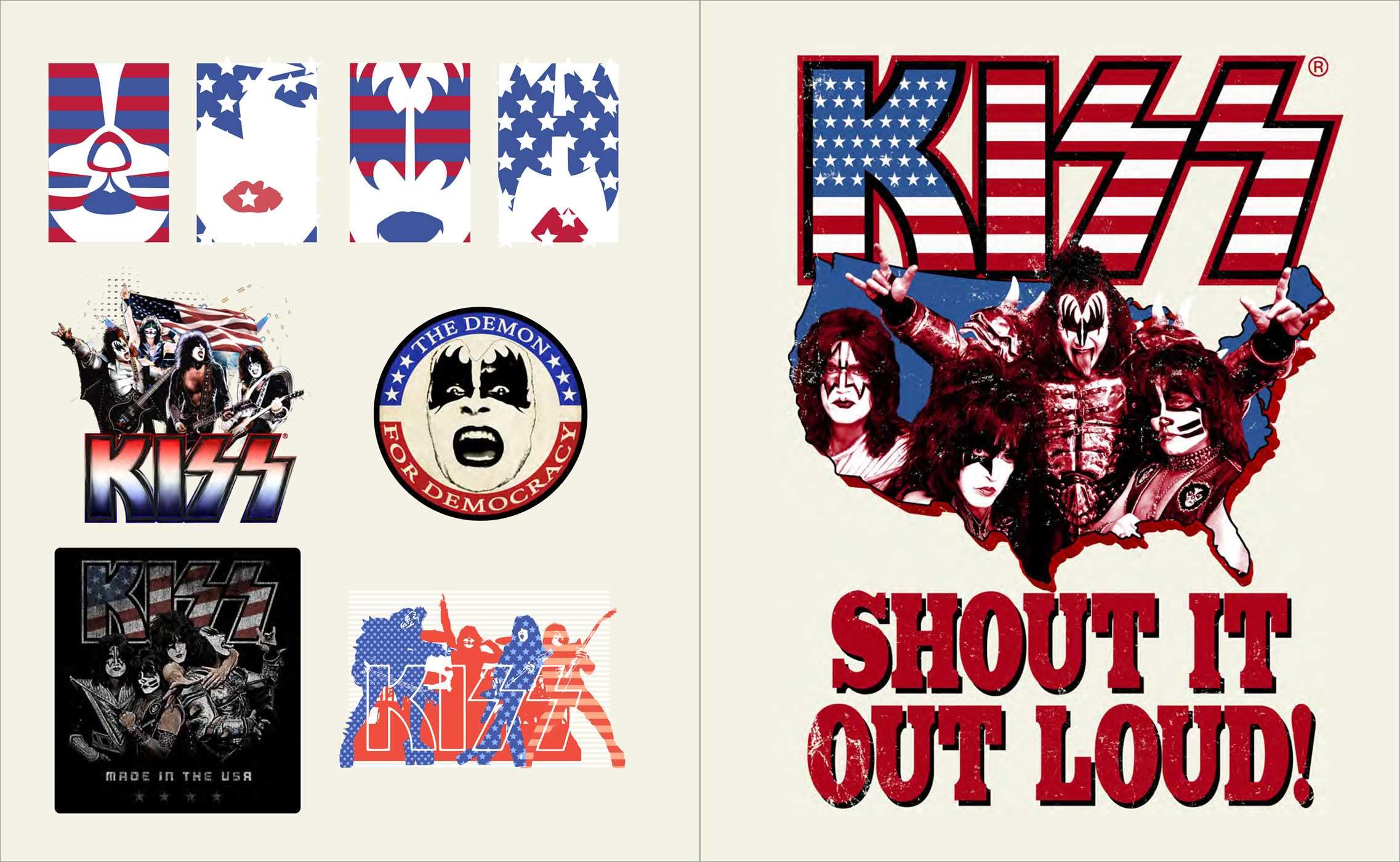 Kiss Deluxe Sticker Book