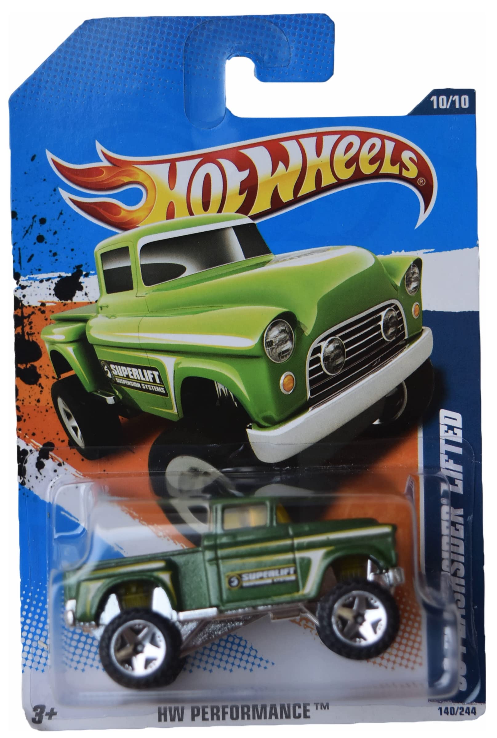 Amazon.com: Hot Wheels '56 Flashsider Lifted - Green 140/244