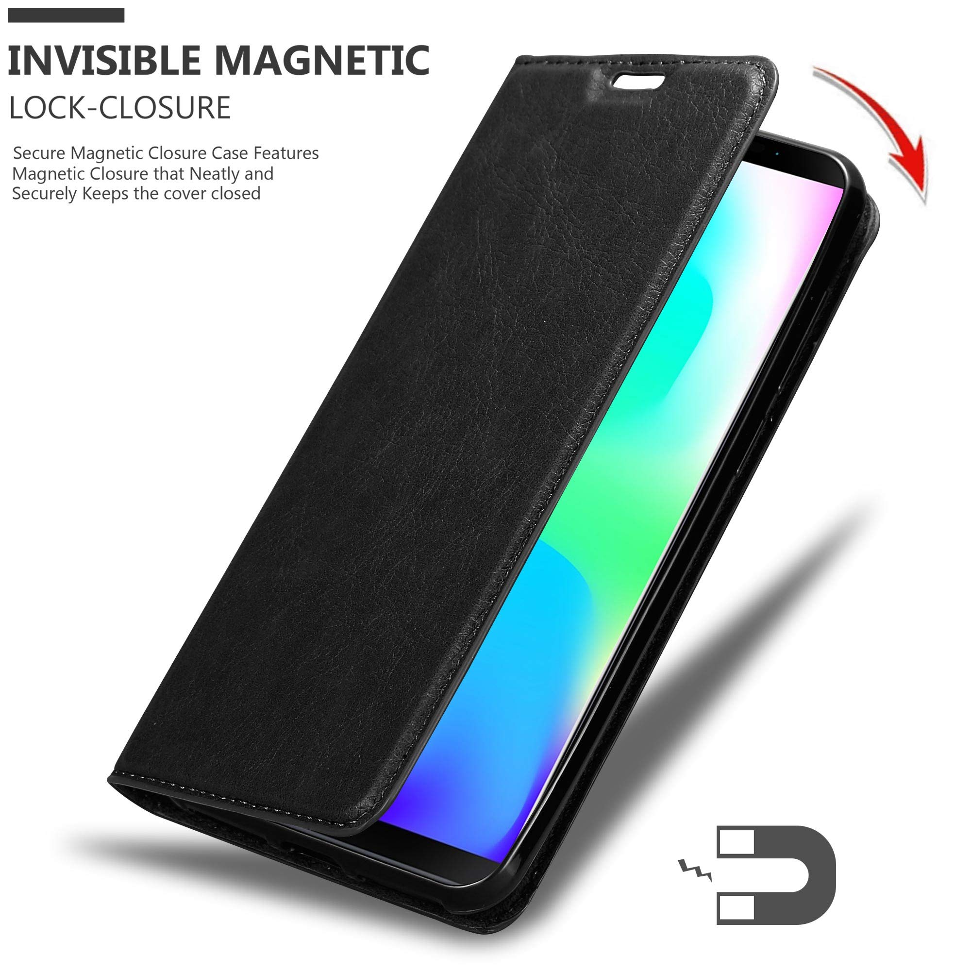 Cadorabo Hülle Für Cubot X19 – Kunstleder Flip Cover Mit Standfunktion & Kartenfächern (Braun)