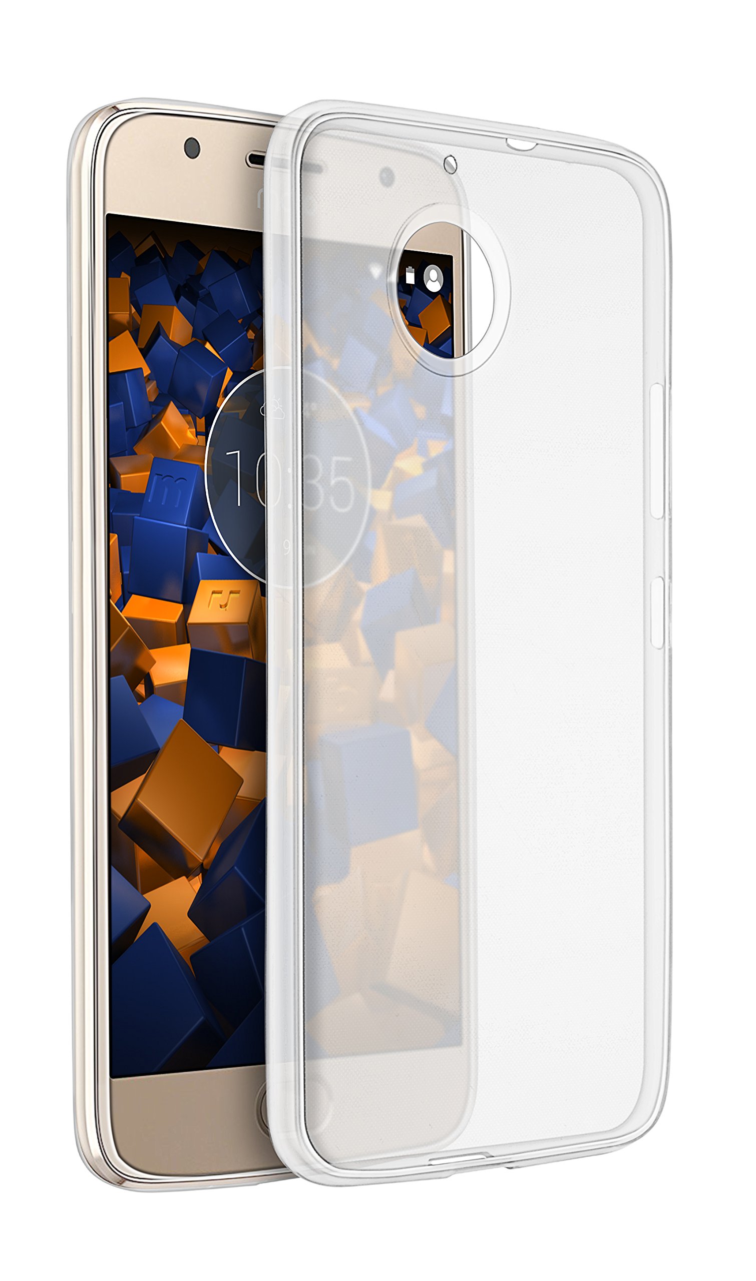 mumbi Hülle kompatibel mit Motorola Moto G5S Plus Handy Case Handyhülle dünn, transparent G5S Plus Ultra Slim Motorola Moto G5S Plus