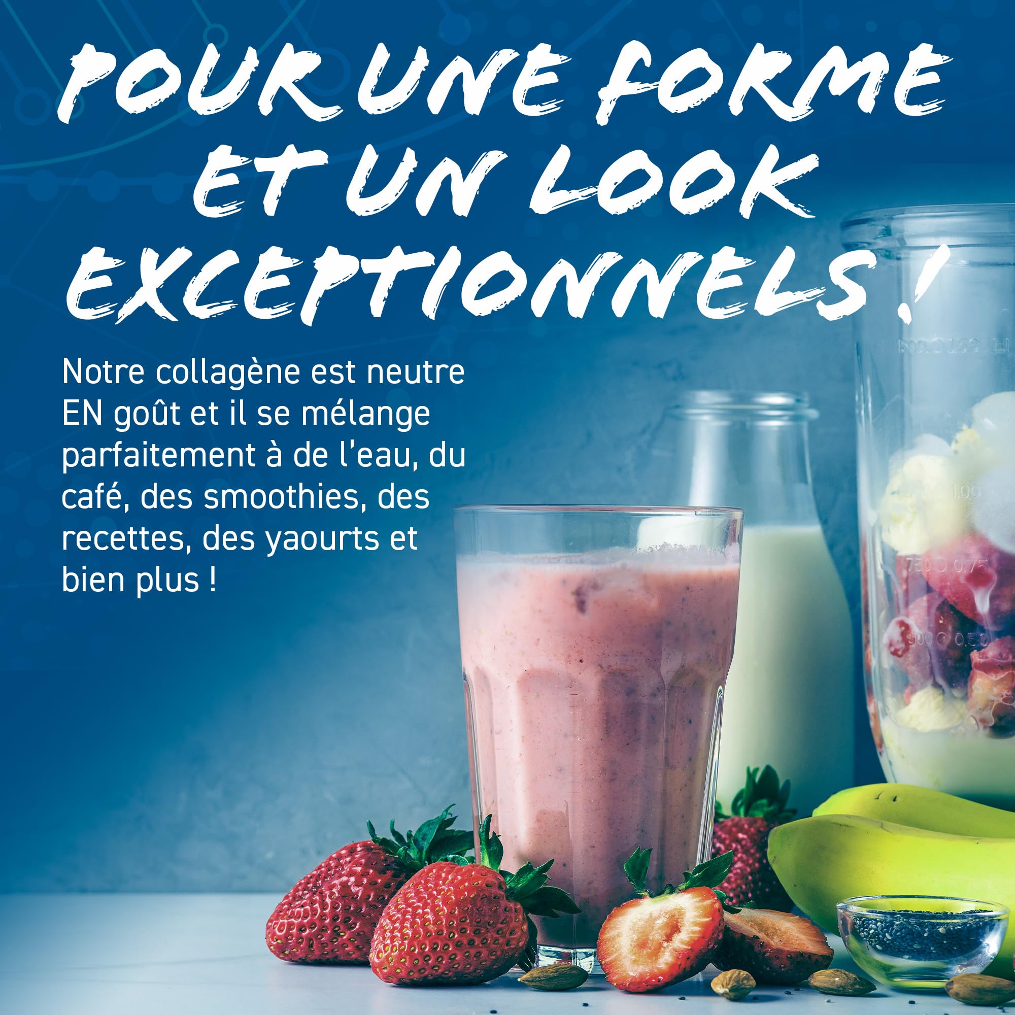 Applied Nutrition – Peptides de Collagène en Poudre – Protéine de Collagène Bovin Hydrolysé Halal – Bon pour la Peau, les Cheveux et les Ongles (300 g – 15 Portions)